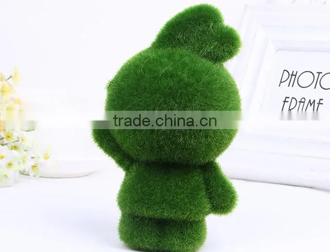 Artificial flocking bubble rabbit toy garden decoration accessories