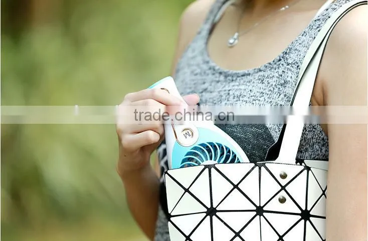 USB Charge Mermaid Handheld Air Fan, Mini Calleidic Fan For Female