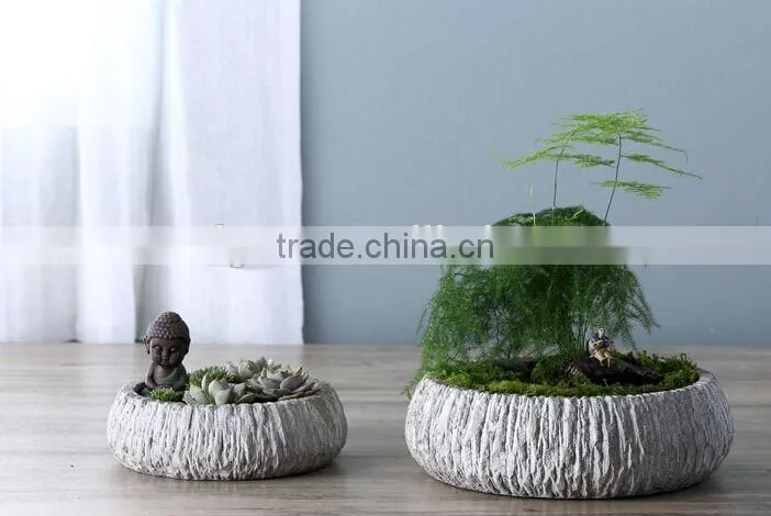2017 decorative flower pot glass outdoor small smart flower pot