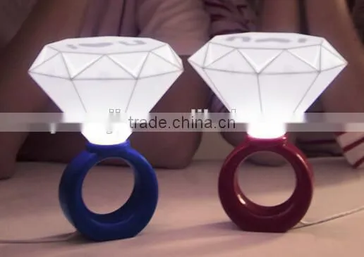 Supply creative fashion Romantic diamond ring light / Night light