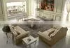SF017 2+3 Champagne leather sofa furniture set with crystal button 2015 New arrival