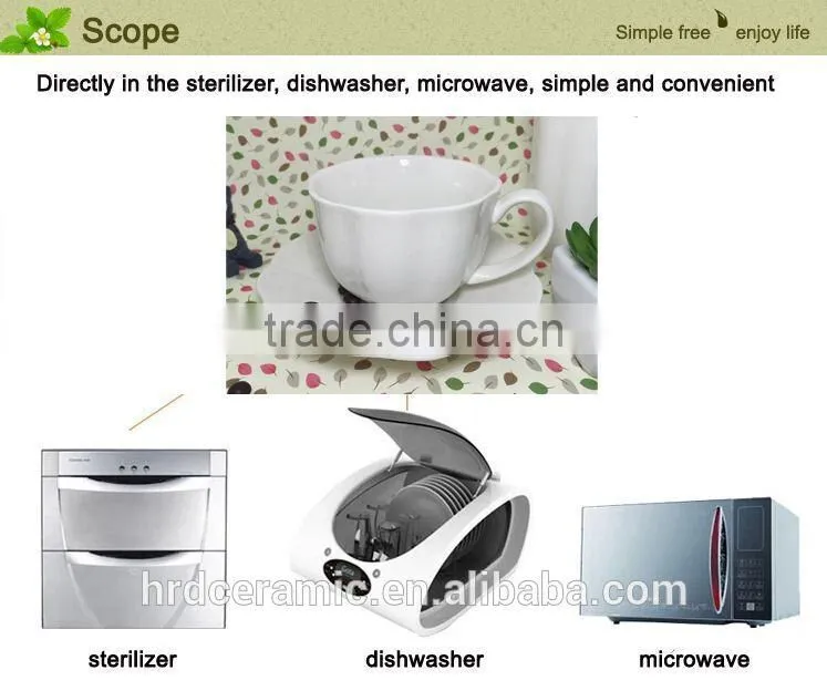 Stocked coffee mug with dish