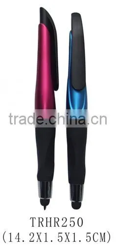 Touch Screen Stylus & Ball Pen With Clip For All Smartphone Tablet