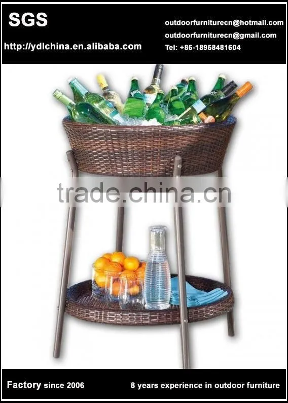 outdoor PE rattan seat cushion storage case
