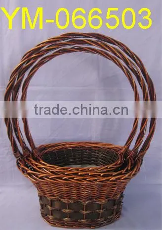 Willow Flower Basket Wholesale