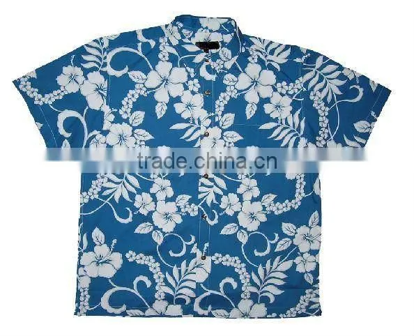 viscosa short sleeve hawaiian shirts for boy