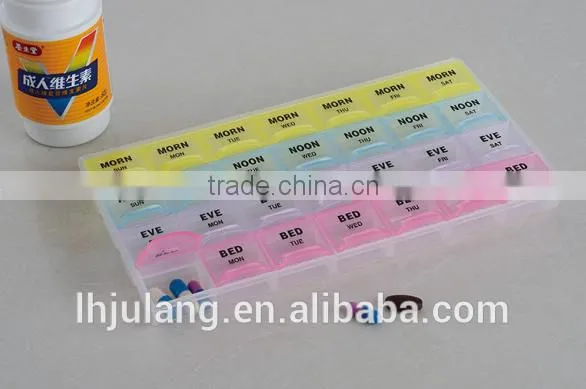 2017 Useful Plastic 28dayspill organizer / Plastic Monthly pill box