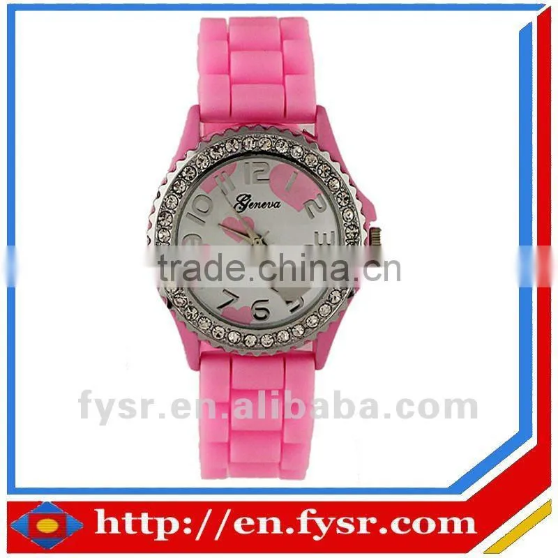 2012Hot sale!!! Fashionable colorful trendy novety blue silicone quartz watch