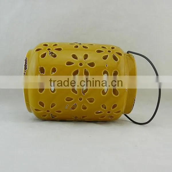 Large outdoor ceramic lanterns