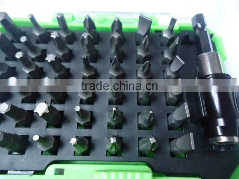 Promotional gift hand tools set 43pcs Screwdriver bits kit