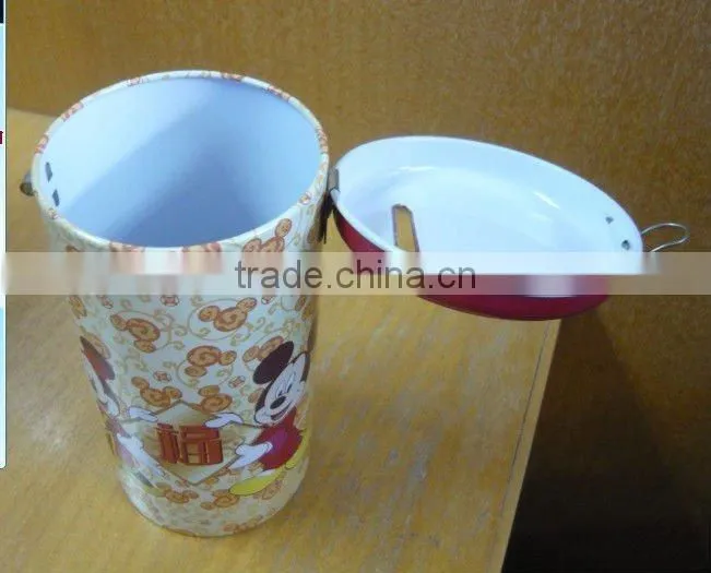 Round Coin Bank with Lock Set, Coin Box