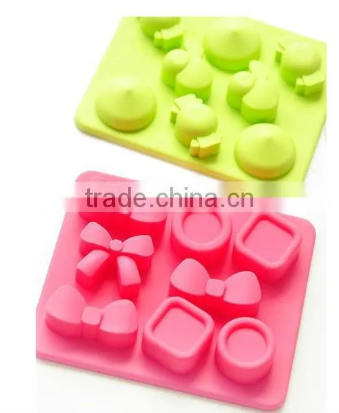 OEM factory cute shapes silicone ice cube tray