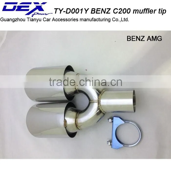 Right price car part high quality dedicated b-enz amg c200 exhaust pipe
