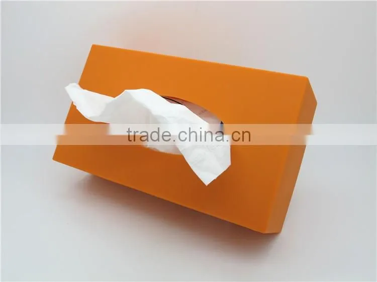 2016 High qulaity Silicone eco-friendly desktop tissue box
