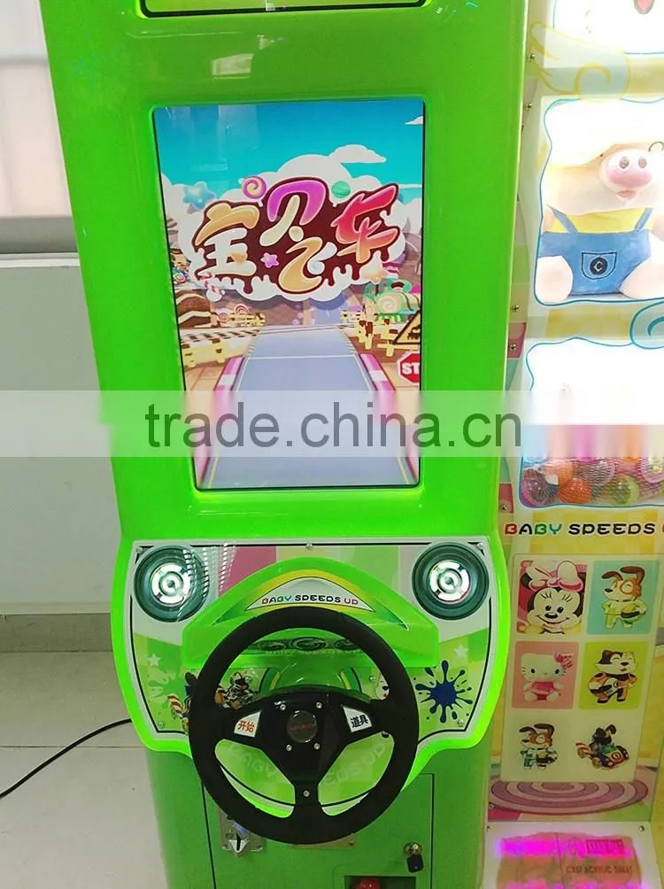 2016 new game machine arcade kids racing car hot sell simulator game machine for sale