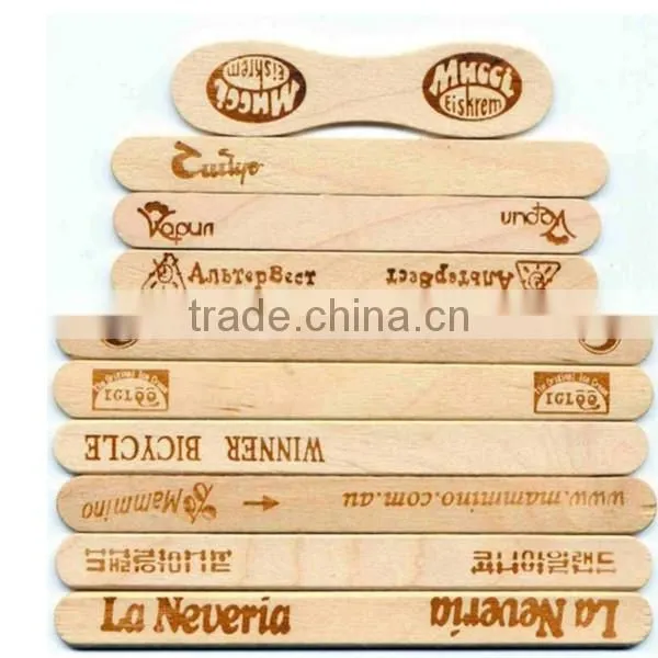 Quality Guarantee Round Wood Ice Cream Sticks