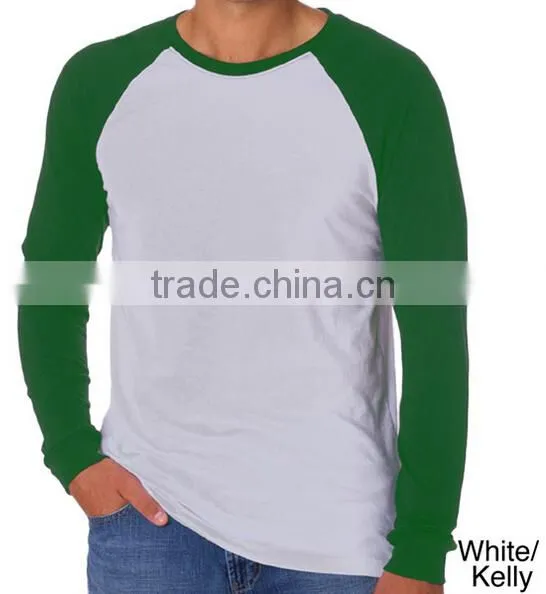 Canvas Men's Long Sleeve Baseball T-shirt