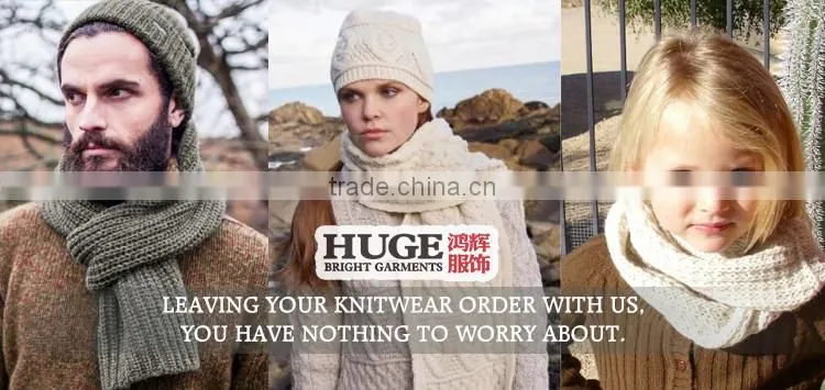 China Manufacturer New Design Fashion Knit Kids Scarf