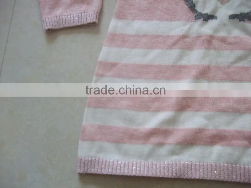 2017 Girls Long Sleeved Knit Sweater Children Sweater Kids Sweaters(BS1149)