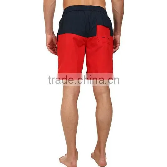 plain two tone mens board shorts with your own design