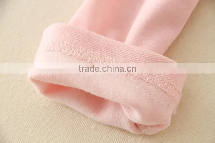 child one piece undershirts long sleeves top for girls baby pink and white long sleeves T-shirts for autumn