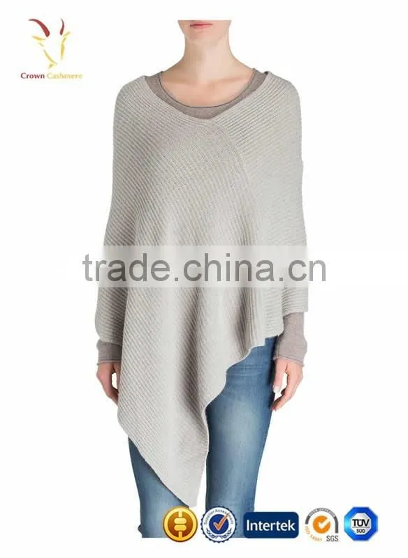 Ribbed Formal Cashmere Wrap Shawls for Women