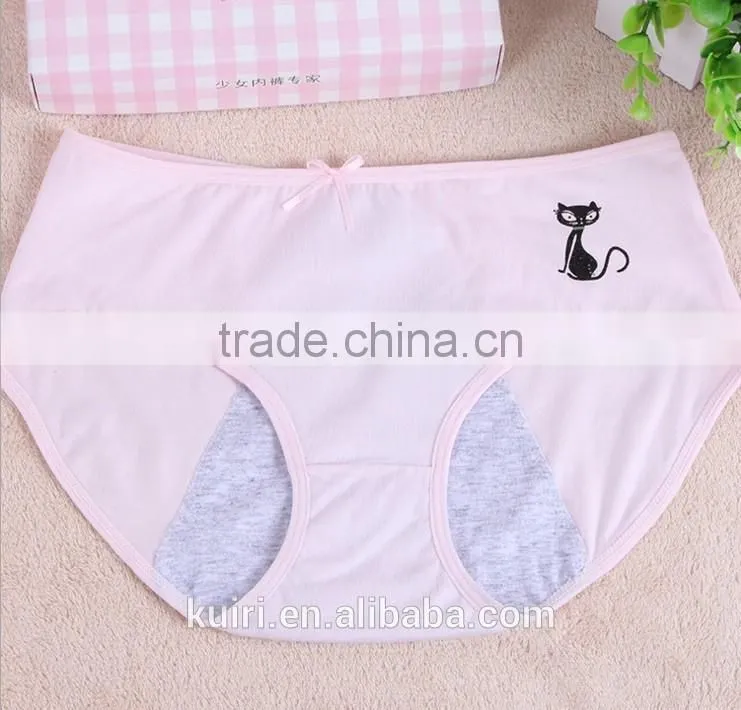 2017 Sexy Physiological Briefs Leakproof Menstrual Period Lengthen The Broadened Female Underwear Health Seamless Women Panties