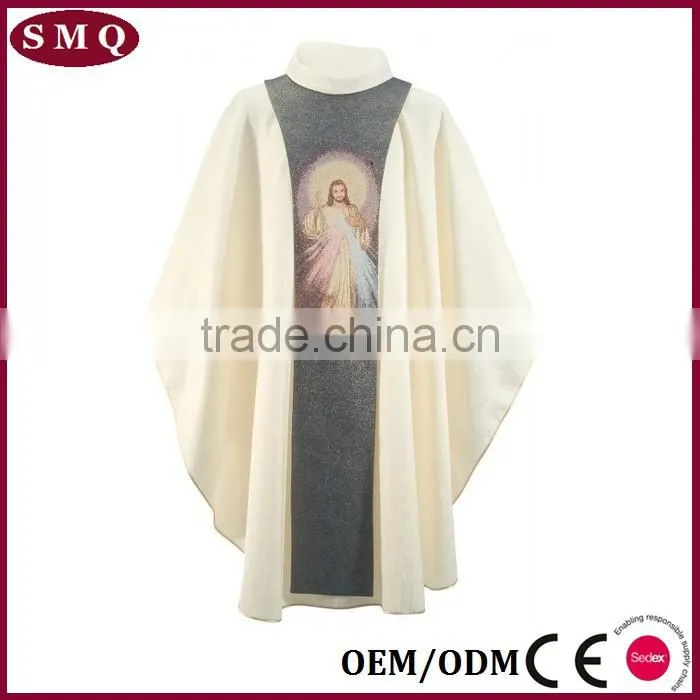 Divine Mercy Chasuble with central woven orphrey