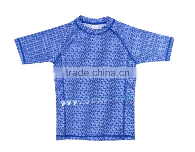Girls printed rash guard