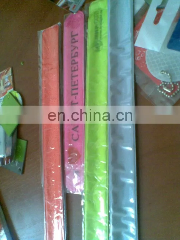 Assorted color and logo Reflective Safety Arm Cuff
