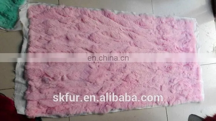Factory direct supply softtextile rabbit fur blanket