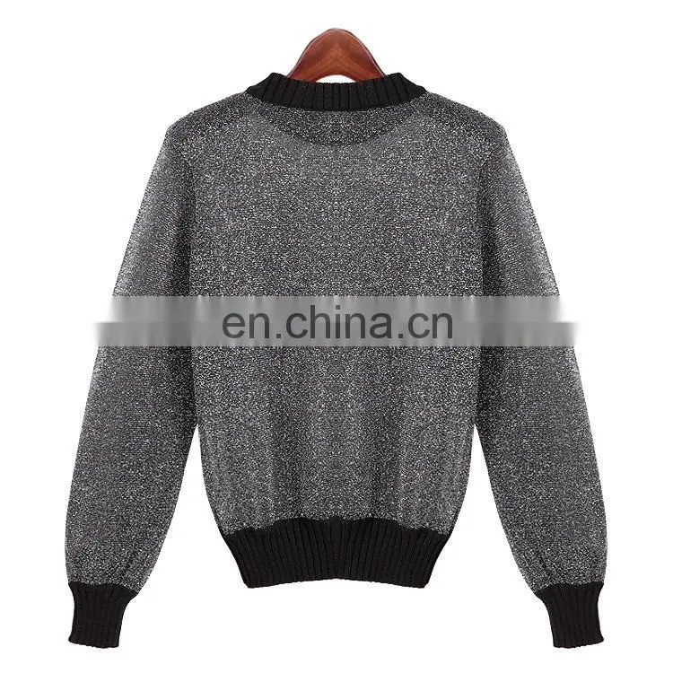 Fashion 2014 A/W New design women computer knitted pullover sweater