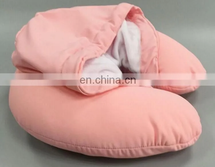 Various u cushion promotion u shaped neck pillow with hat custom cute soft plush animal design rest travel neck pillow