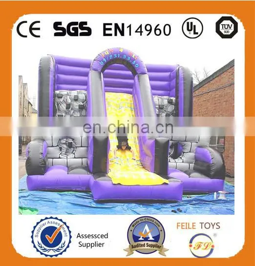 2015 high quality and cheap inflatable rock climbing wall