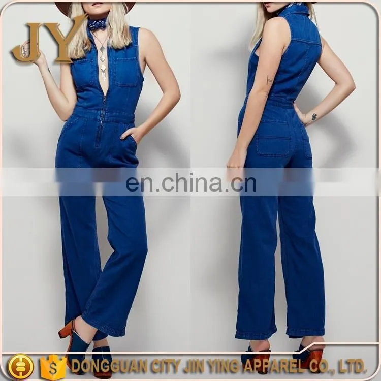 Ladies Formal Jumpsuit Ladies Jumpsuit Denim Long Jumpsuit