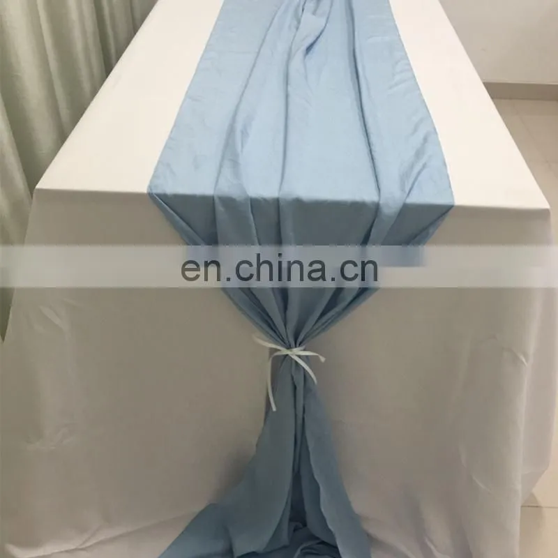 TR041#58 coral crepe de chine mexican table runner decoration