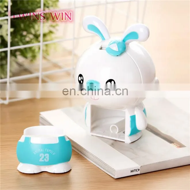 Professional Factory Supply Novelty fancy stationery Promotional unique animal shaped plastic pencil sharpener mould for kids