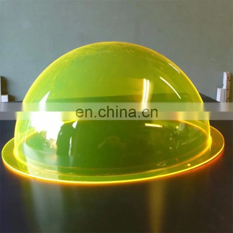 Factory custom PMMA half sphere plelxiglass dome hemisphere acrylic half dome
