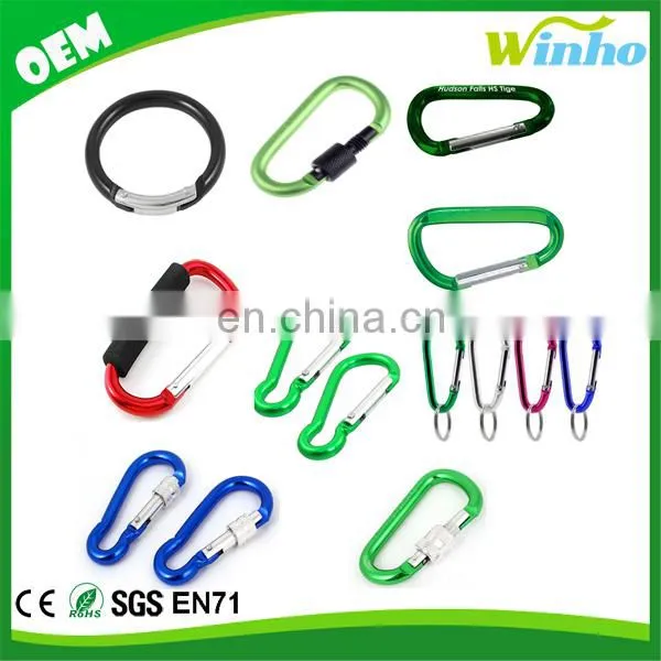 Winho custom promotional aluminum carabiner