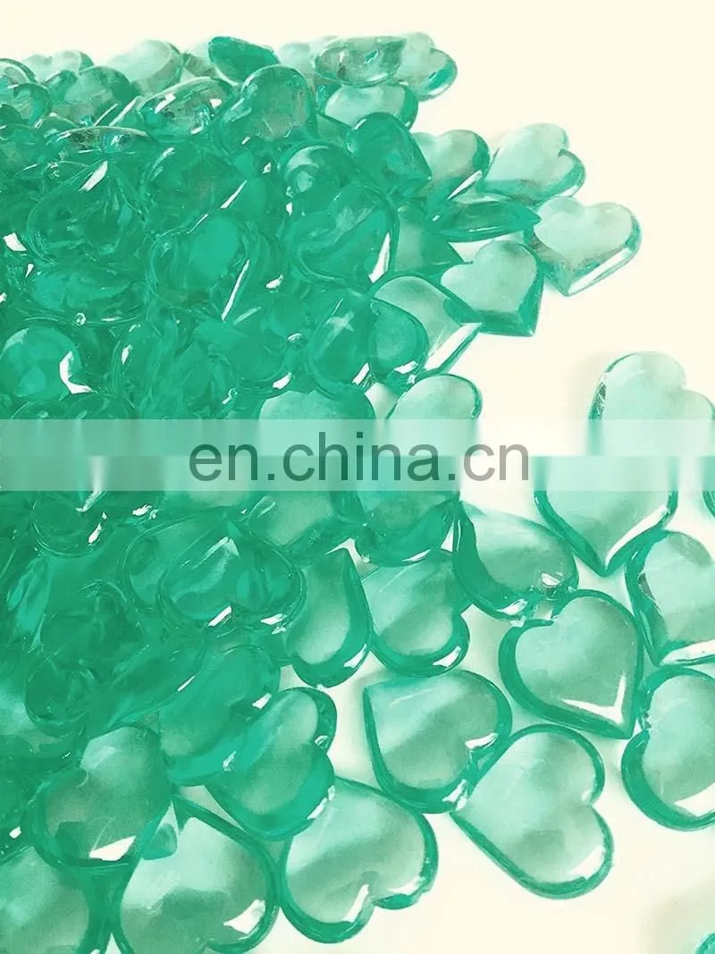 Acrylic Hearts Vase Gems or Table Scatters