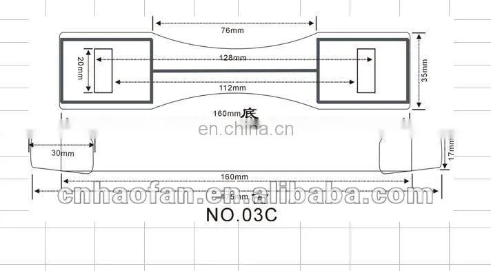 2014recycled plastic handle for carton box