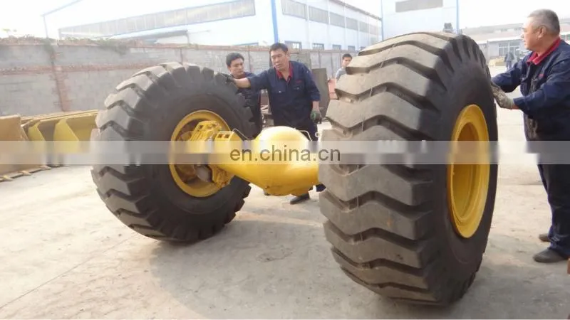 ISO certificate Chinese payloader 4 wheel drive 3cbm 5ton 655D Wheel backhoe loader Sugarcane Grab Loader