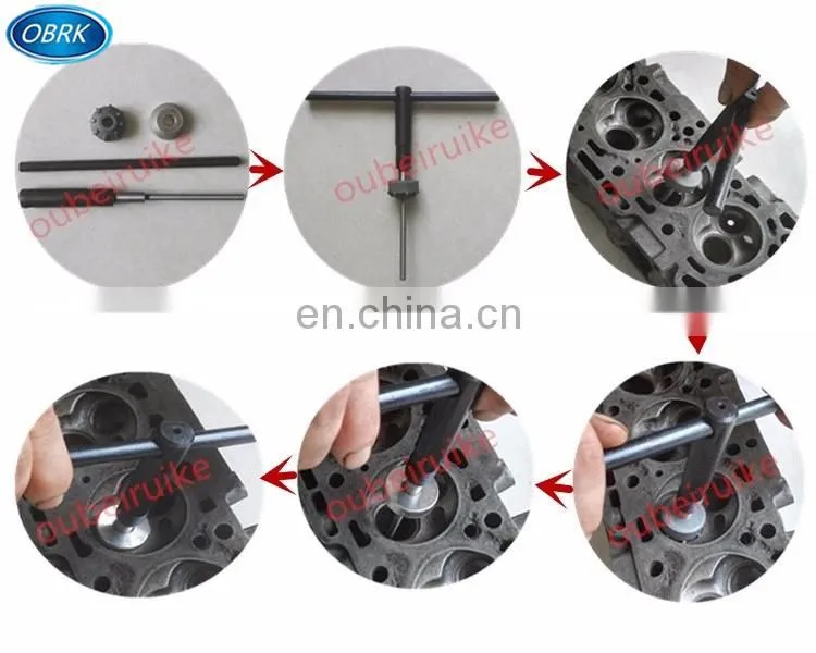 Mini Car Carbide Valve Seat Cutter With Leader And Grinding Wheel for 22 to 38mm