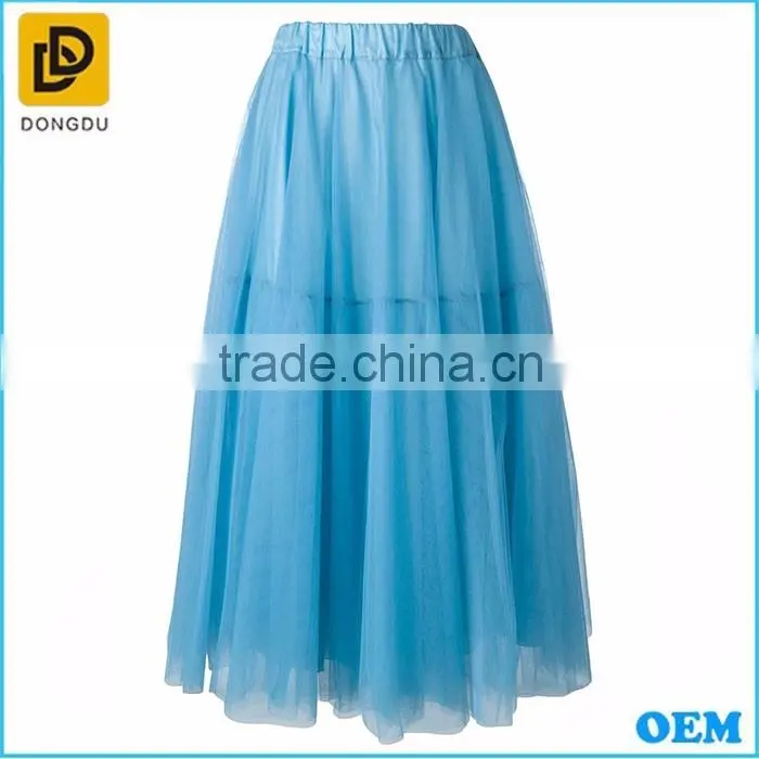 oem elegant woman suit summer prom midi Tulle skirt cheap tutu skirt wholesale the most beautiful ball skirt for girls