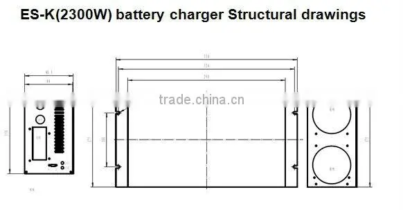 360V lead acid battery charger for electric car