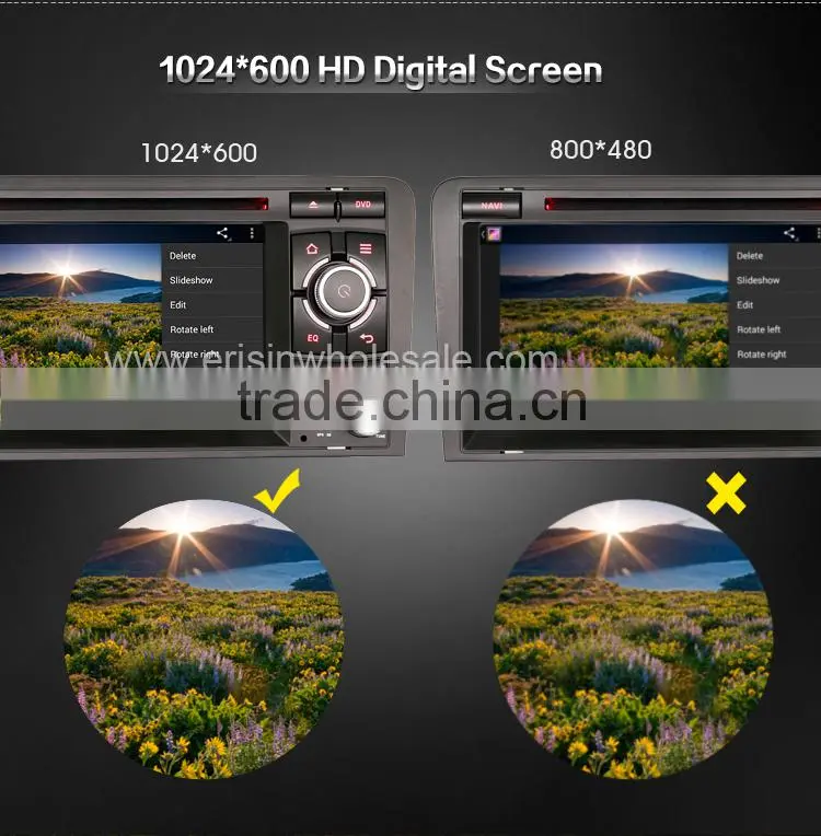 Erisin ES2027A 7" 2 Din Car DVD with Android Can-bus for A3 RNSE-PU
