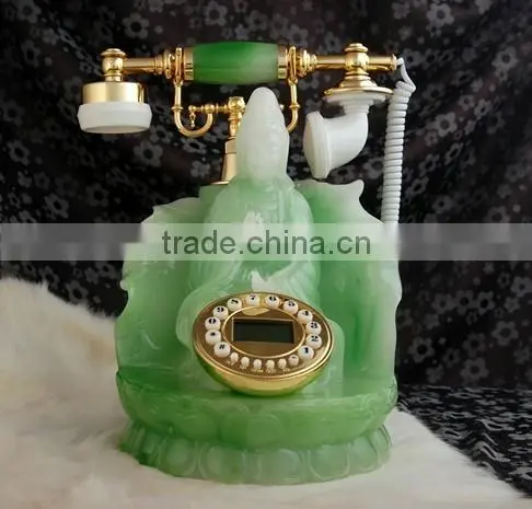 Corded old style telephone set