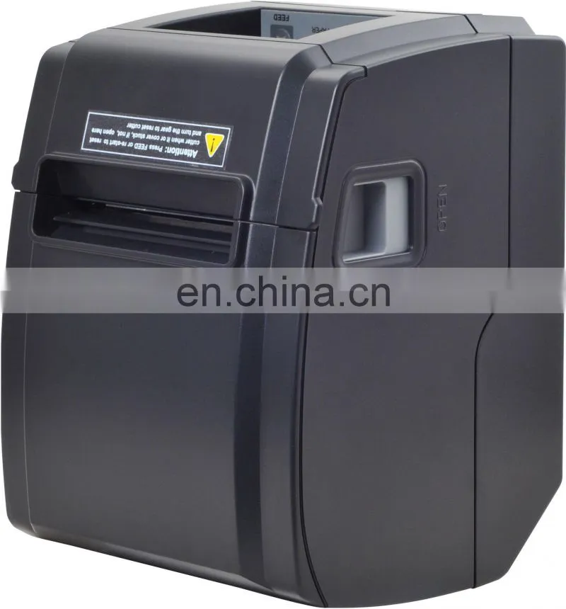 80mm Thermal Receipt POS Printer Kitchen Supermarket Sticker Machine High speed