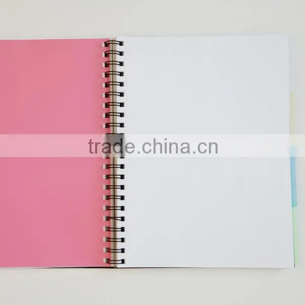 custom printing spiral notebook a4
