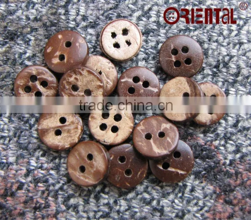 high end natural 4 holes wooden shirt button